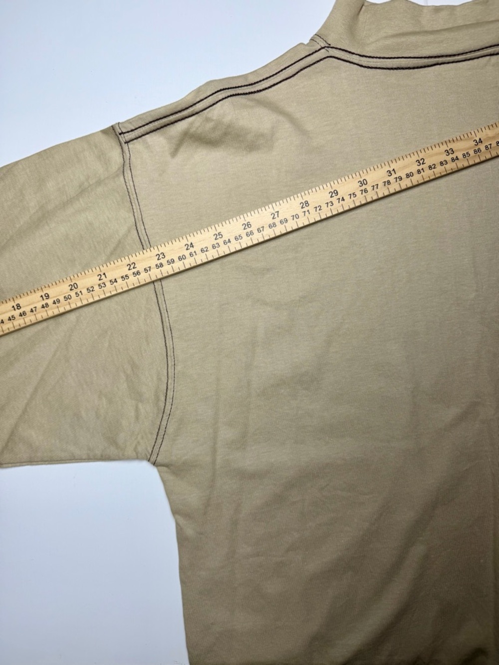 PJ Mark Men’s Khaki Long Sleeve Button‑Up Shirt NWT Size L - Picture 6 of 6